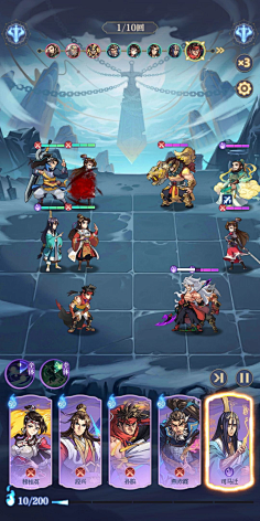 Join Battle: Puzzle Game(格斗站位) 游戏主界面与棋盘站位截图