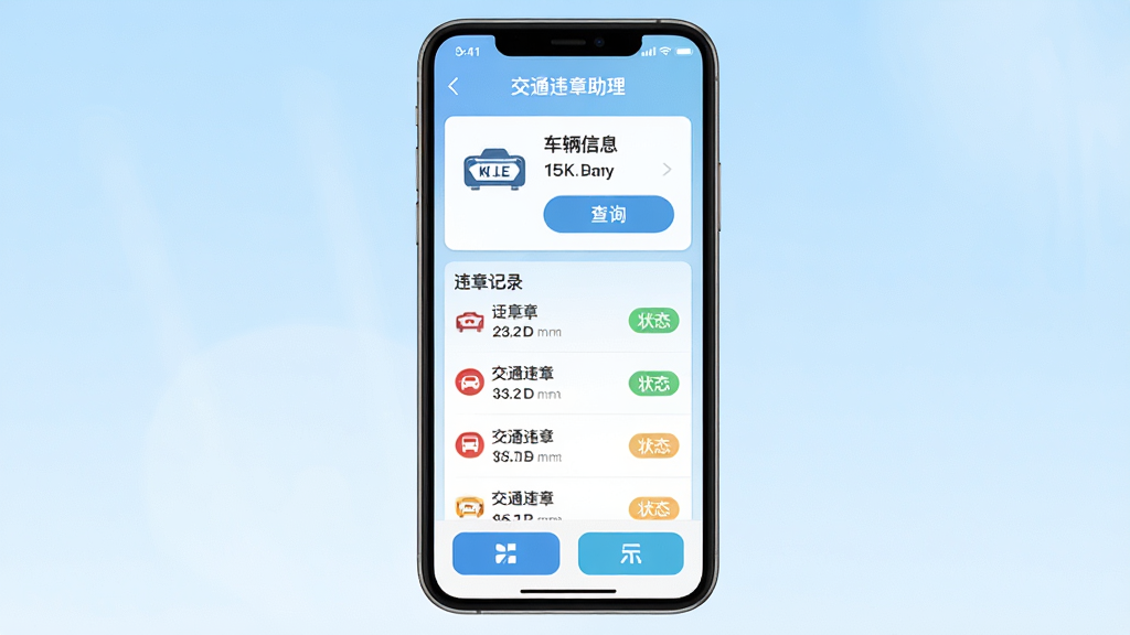 手机屏幕中央显示