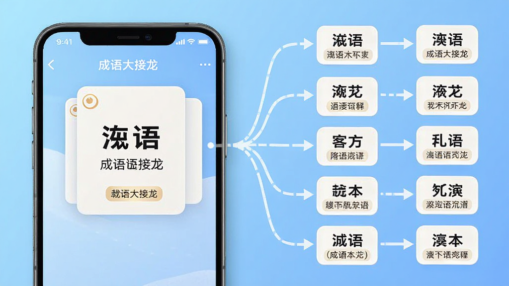 手机屏幕中展示