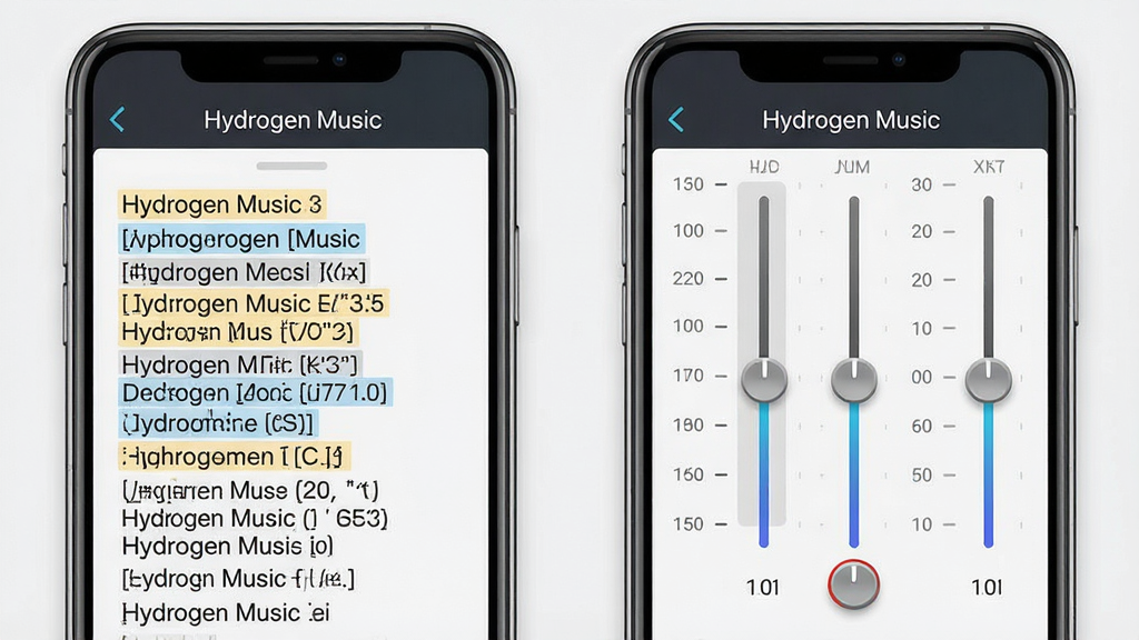 һ��չʾHydrogen Music���������������ͼƬ������Ϊ�������ŵ��ֻ���Ļ�������Ļ��ʾ��ʹ���ҳ�棬�Ҳ���Ļ��ʾ���������ڻ�����棬��Ļ�Ϸ�����
