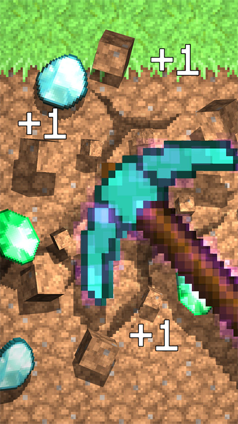 PickCrafter手游 挖矿玩法 新手入门 游戏界面截图