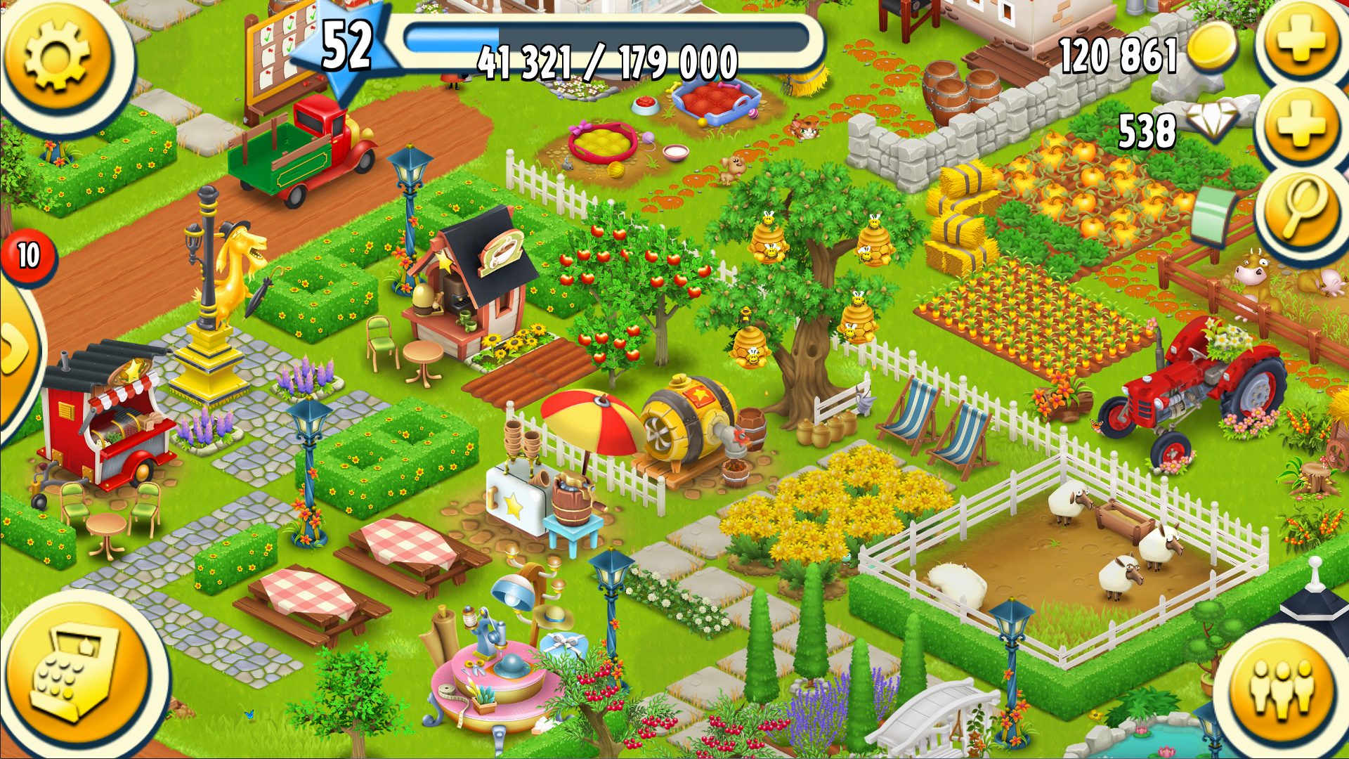 卡通农场(Hay Day) 新手开局农场布局截图
