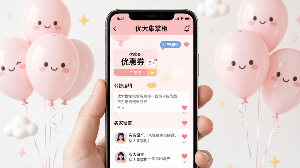 ����Ϊ�ֻ�����չʾ���Ŵ��ƹ񡱵�Ӫ������ҳ�棬ҳ���а����Ż�ȯ��Ƭ������༭�����������б�������Ϊ�ֻ��������У�����Ϊ����ɫ����װ�Σ����ɰ����£��Ű���ã�ϸ�ڰ�����Ϣ���ݺ͵���ͼ�꣬���ʸɾ������֡��Ŵ��ƹ񡱳����ڽ��涥���������޶���Ԫ�ء�