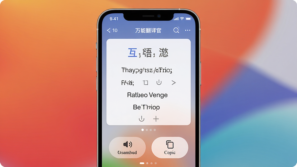 ���ܷ���ٶ������ı�������棬�ֻ���Ļ����ʾ��Ӣ���������·��з�����ť�͸��ư�ť������Ϊ����ɫ����������������Լ��ϸ�ڷḻ�����ʸɾ����޶���Ԫ��