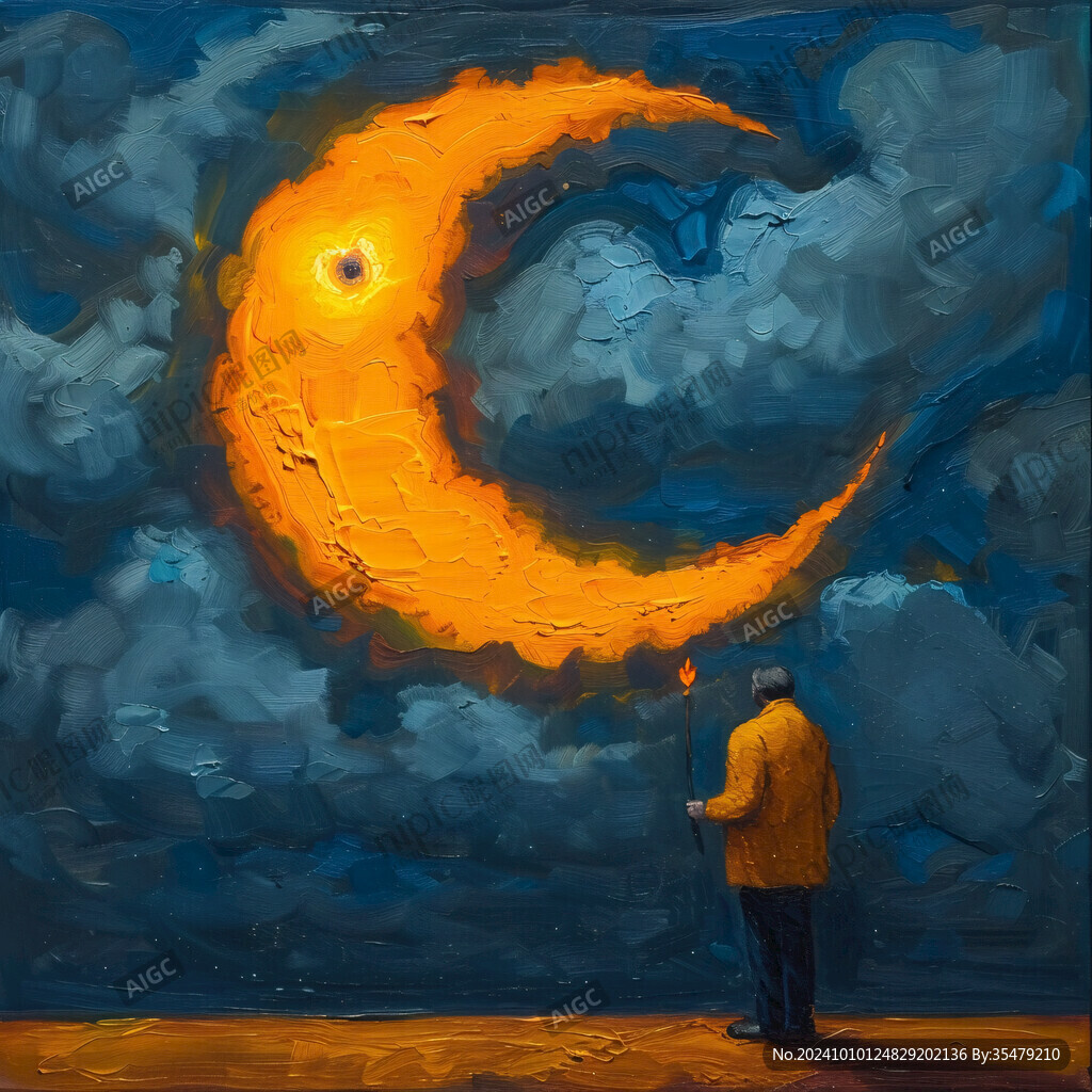 月下拾知 月亮下放空心灵感悟生活配图