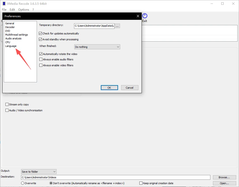 XMedia Recode3.6.0.8 视频格式转换专家