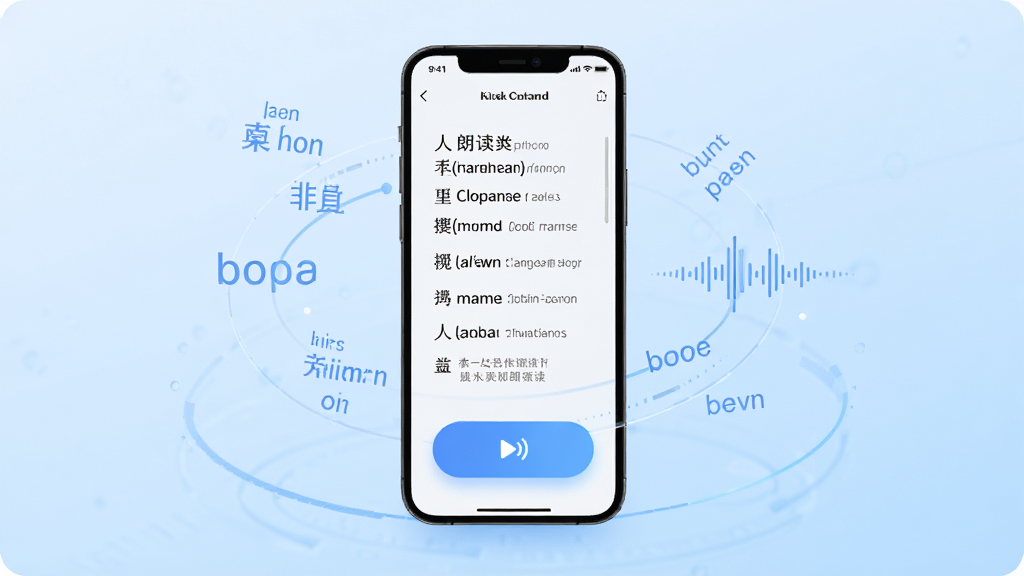 ���Ӿ�չʾ��Ӣ�ķ����ʶ���ʦAPP����������ǳ��ɫ�Ƽ������ϣ��ֻ���Ļ��ʾ��Ӣ���շ��������·�����Ŀ�Ĳ����ʶ���ť����Χ�����Ÿ�������Ӣ�ĵ��ʺ���������ͼ�꣬���岼�־��У�����Լ�ִ�����Ⱦϸ�ھ��£����ʸ���ɾ����޶���Ԫ��