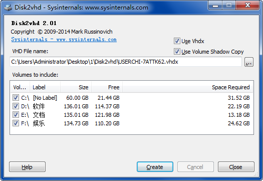 Disk2vhd ʹ�ý̳� ��׿��
