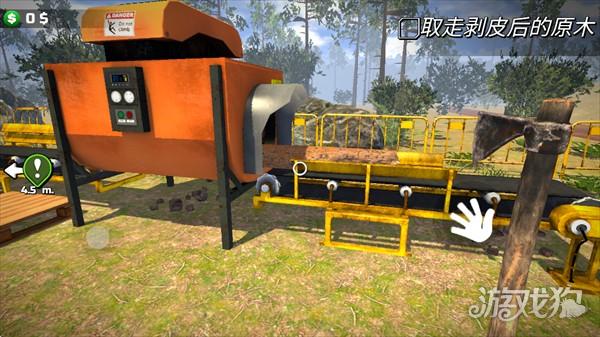 伐木工模拟器3DLumberjack Simulator 3D装载机搬运木材操作界面,展示卡车装货过程