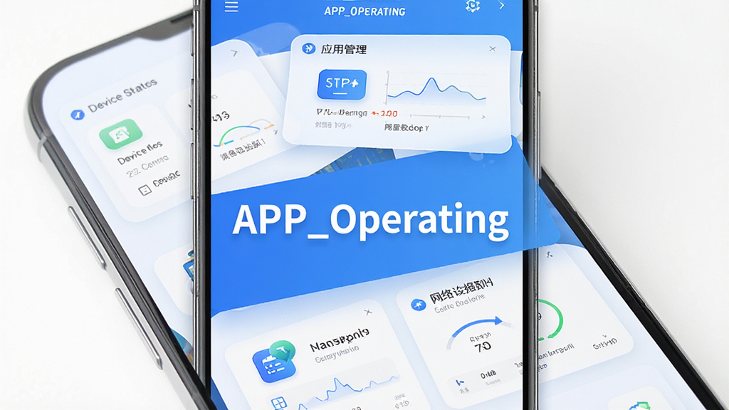 一张智能手机屏幕显示APP_Operating主界面的高清预览图,界面布局清晰,分为设备状态、应用管理、网络诊断等模块,整体风格现代简约,以蓝白为主色调,背景干净,画质细腻,突出软件的科技感与专业性,屏幕中央显示应用名称“APP_Operating”,无多余元素。