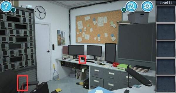 逃出办公室Office Room Escape 桌面抽屉线索位置