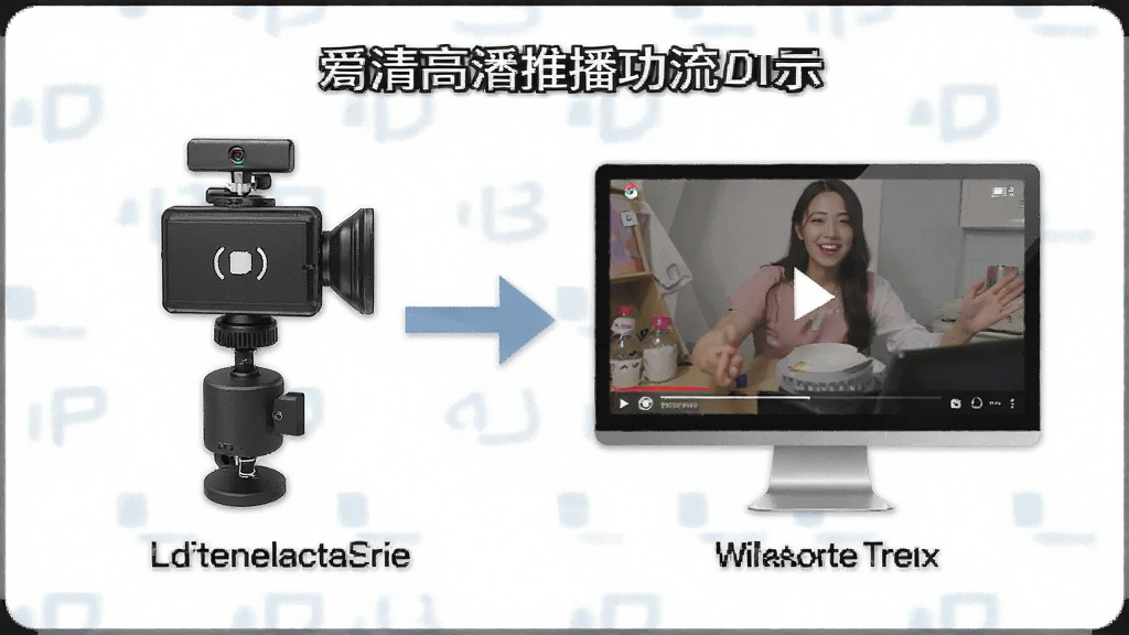 爱拍高清直播推流功能示意图