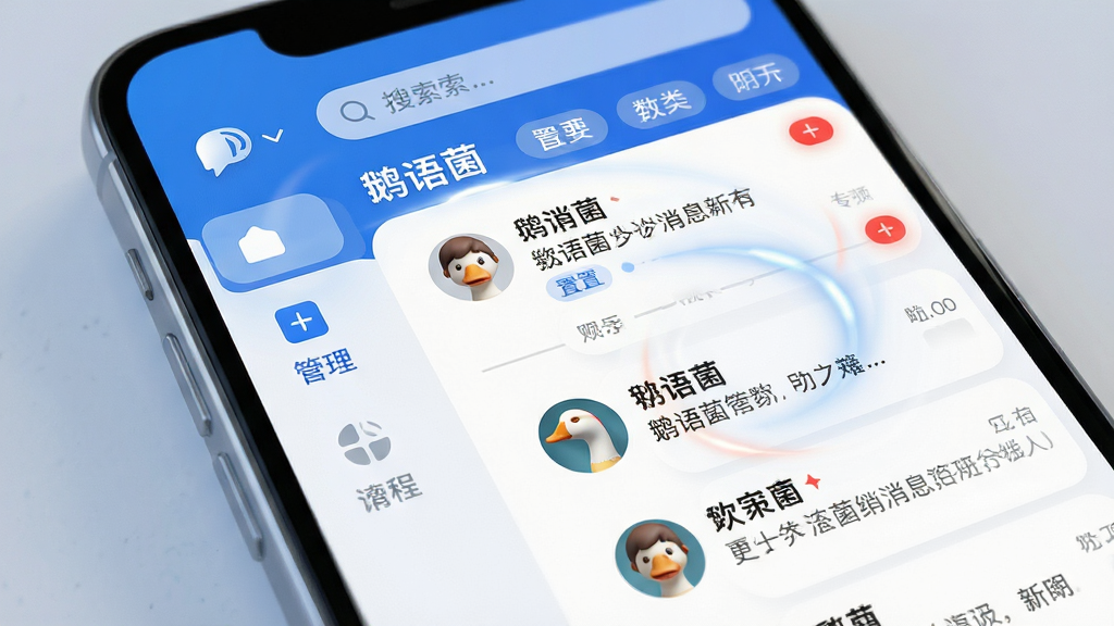 ���壺�ֻ���Ļ��ʾ�������Ϣ�������棬�з����ǩ���ö��Ի������֣����Ϊ���������Ҳ�Ϊ��Ϣ�б����������������Ű棺��Ϣ�㼶�������ص���Ϣ����������ִ���࣬������ɫ��Բ�ǿ�Ƭ��ƣ�ϸ�ڣ��Ի�ͷ��������δ����Ϣ�к�ɫ�Ǳ꣬��������΢�Ķ�̬��Ӱ�����ʣ�ϸ�壬�ɾ����޶���Ԫ��