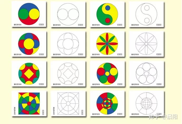 曼陀罗图训练 新手选图 简单图案推荐
