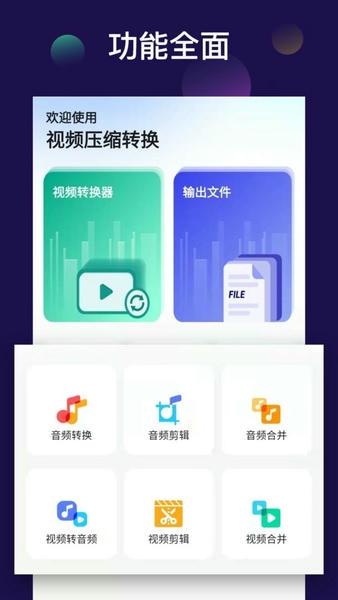 全能视频转换精灵安卓版功能界面