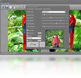 FotoSketcher3.95 手绘素描神器