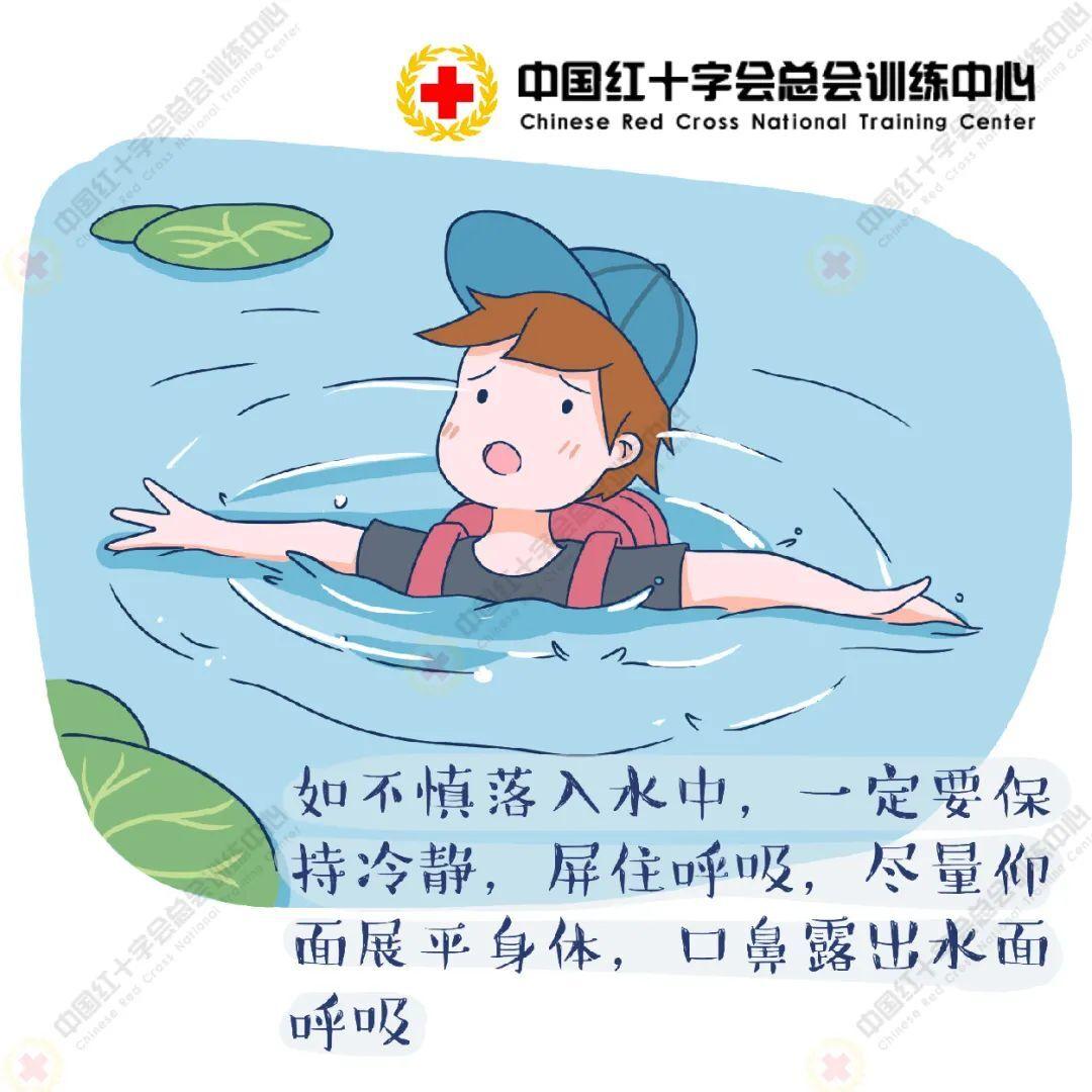 救救过河者 落水后如何自救 保持冷静 配图