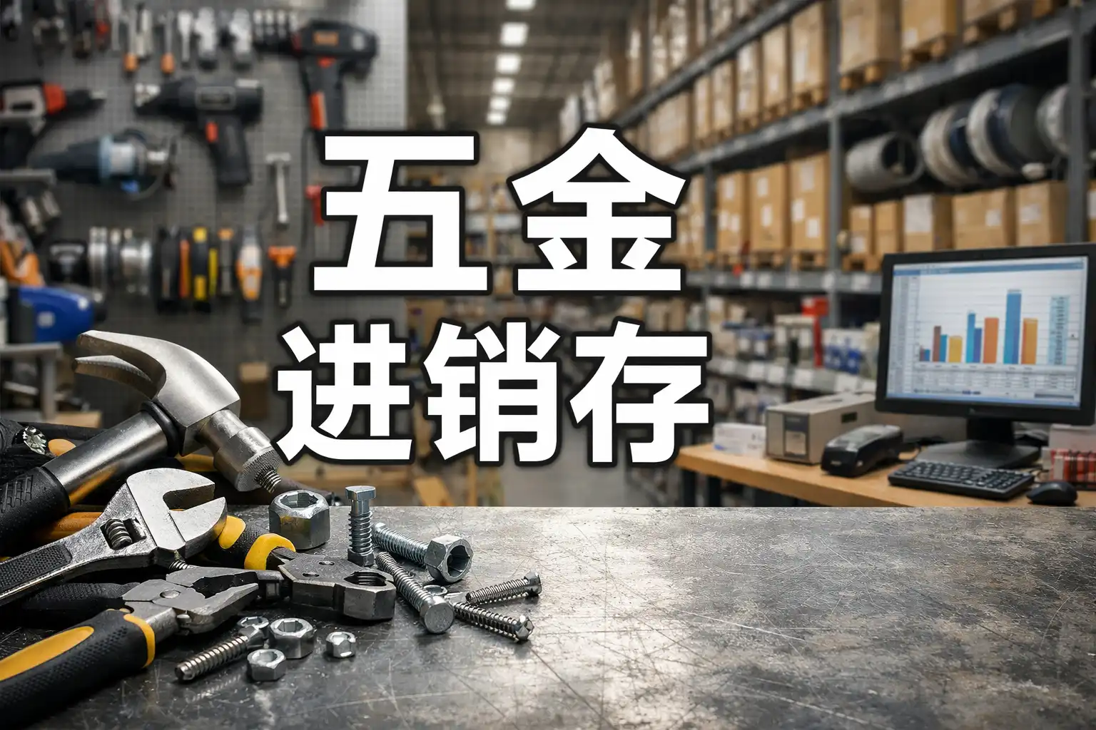 百草五金建材进销存专家 管账库存 高效管理 软件界面