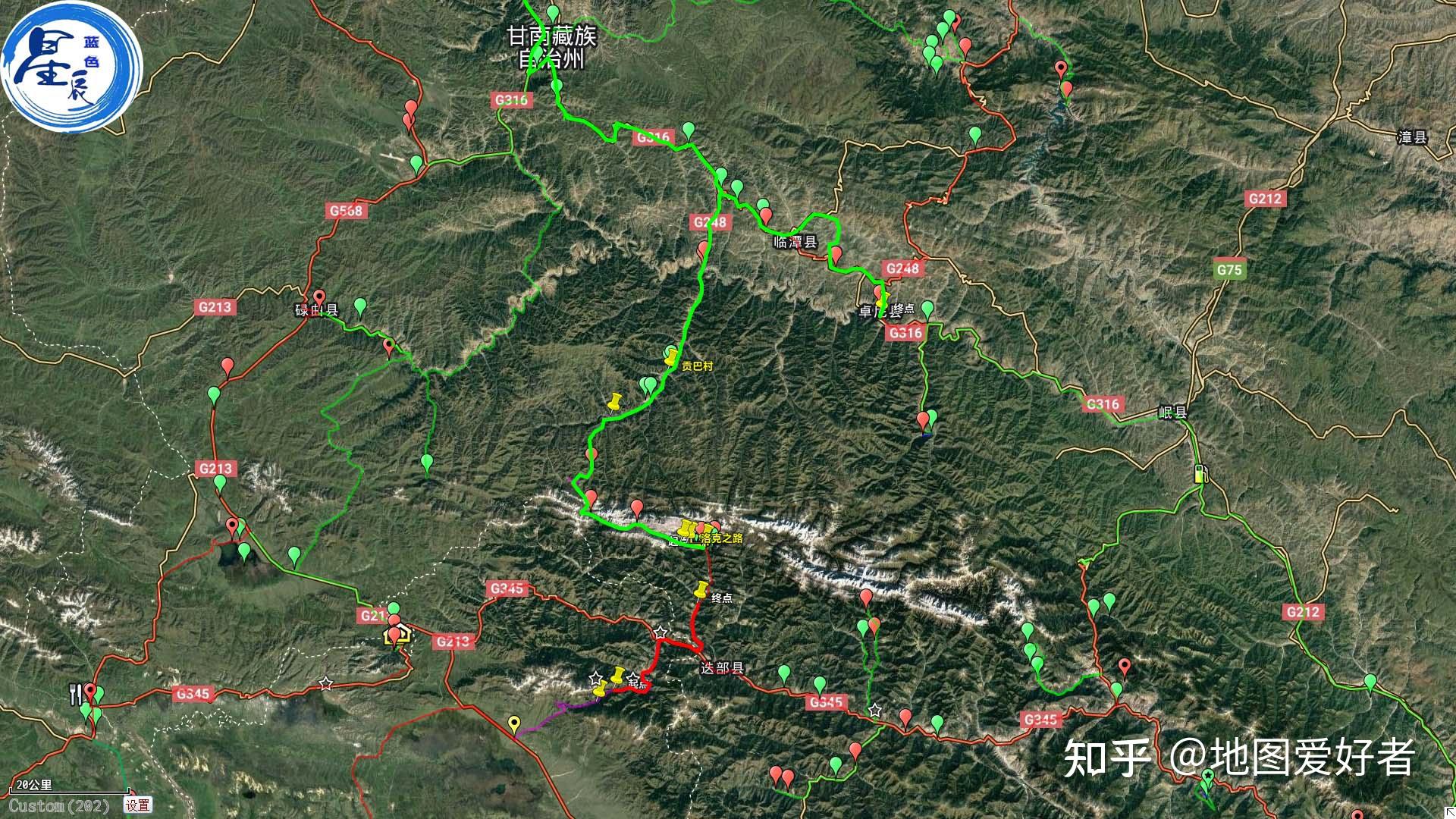 奥维地图导航 户外徒步 轨迹记录 路线规划