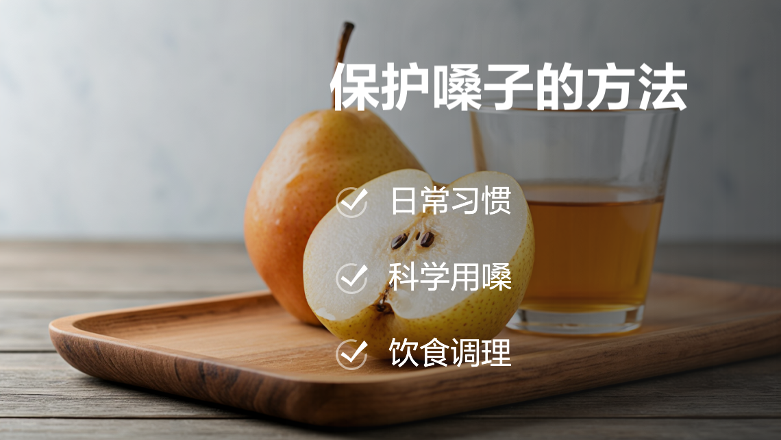 声线 日常护嗓保养方法