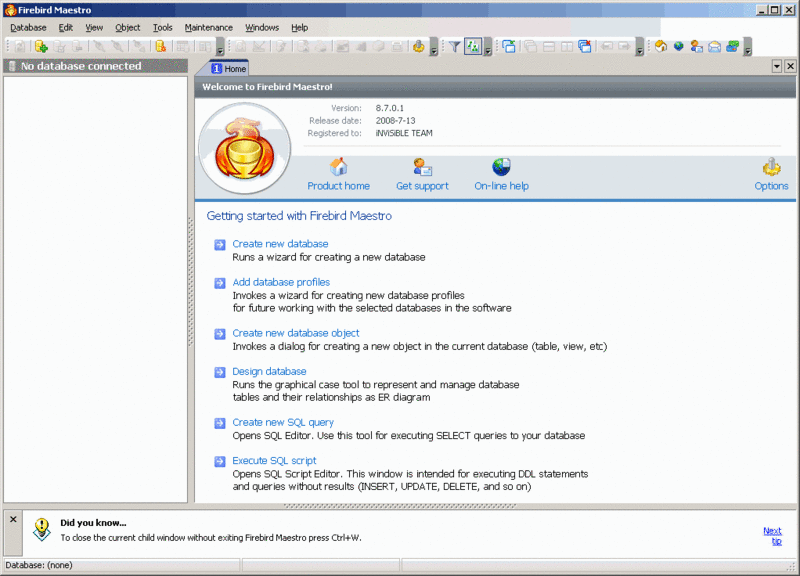 Firebird2.5.9 数据库管理工具