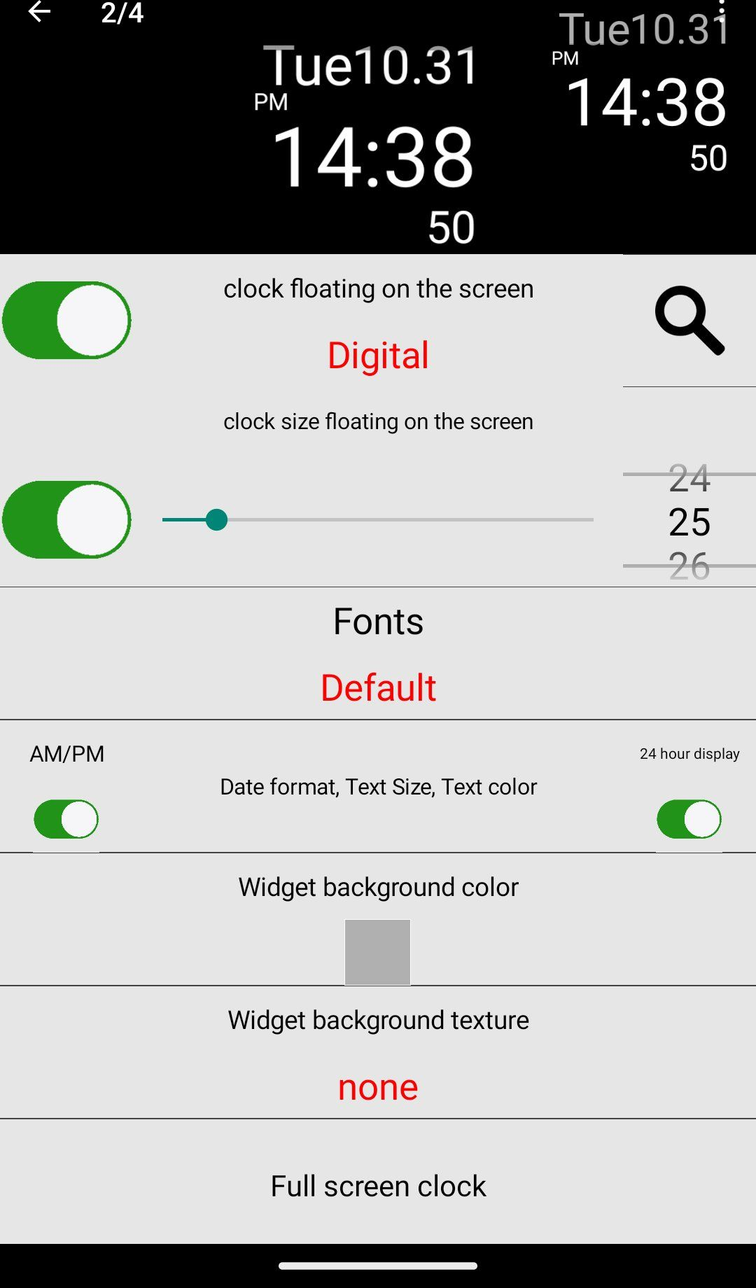 ������С����Digital Second Widget2.35 �������������ʱ��