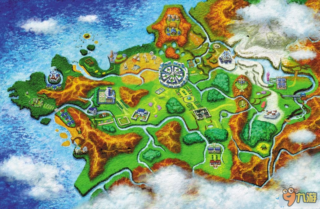 口袋妖怪异界汉化版(宝可梦xenoverse)游戏地图探索场景