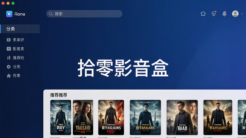 一张现代简约风格的软件主界面截图,画面中央显示