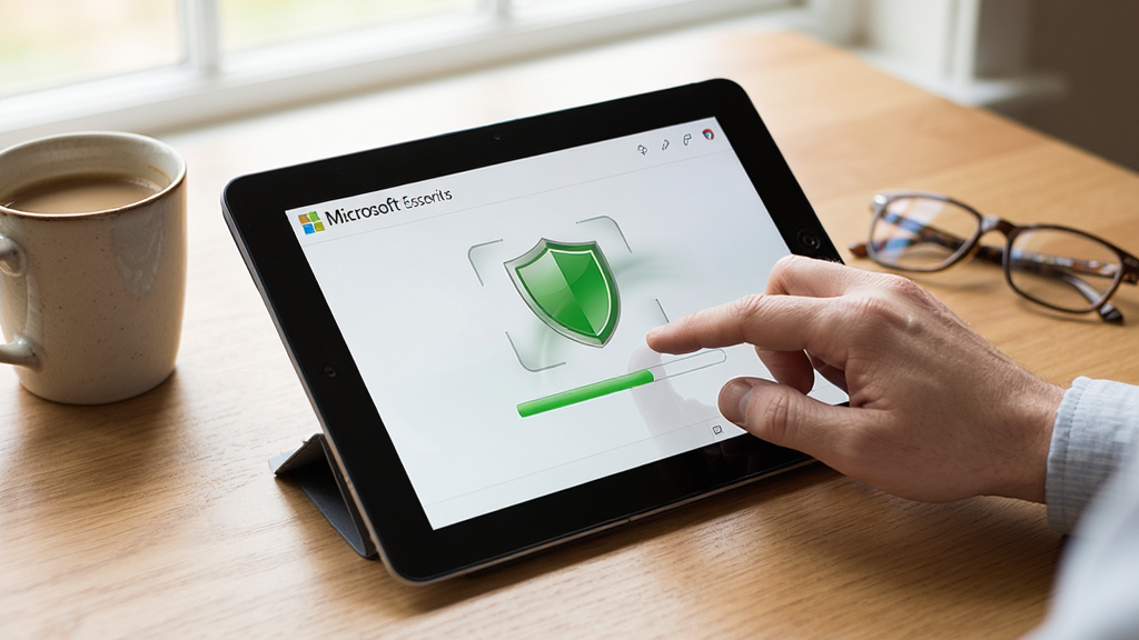 ���壺Microsoft Security Essentials ��Windowsƽ����������У��û�����ָ������Ļ����ɨ����������֣�ƽ����Է��������ϣ���Ļ��ʾ�������棬�Ա��п��ȱ����۾����Ű棺������Ȼ��ͻ���ƶ���ʹ�����顣��������ǳɫ������ܰ�С�ϸ�ڣ���Ļ������ɫ����ͼ�꣬ɨ������������ɼ������ʣ����壬�ɾ����޶���Ԫ�ء�