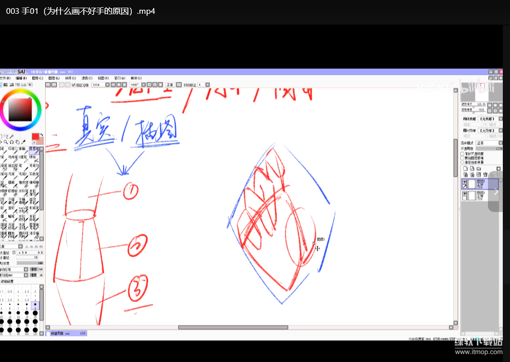 倾斜作画Tilt Paint 手绘板倾斜笔刷 入门技巧 配图