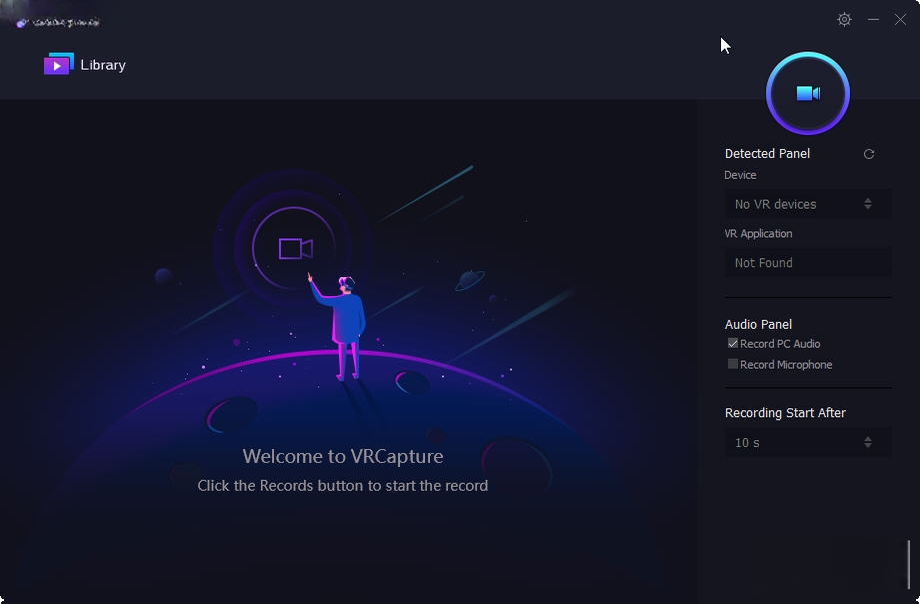 VRCaptureVR视频录制工具1.0.0 专业录屏软件