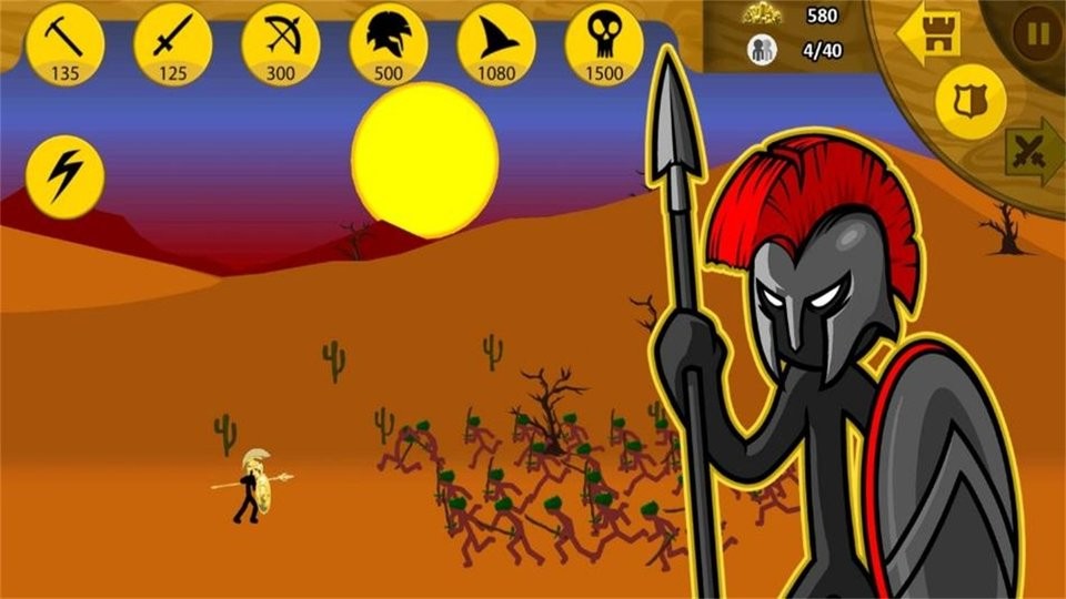 火柴大战衣钵魔改版烈焰大帝(Stick War Legacy) 游戏截图 角色展示