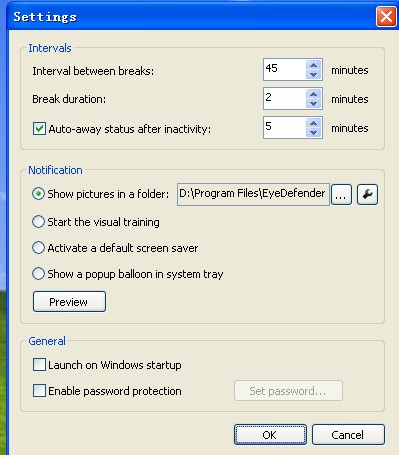 EyeDefender1.0.0 护眼提醒工具