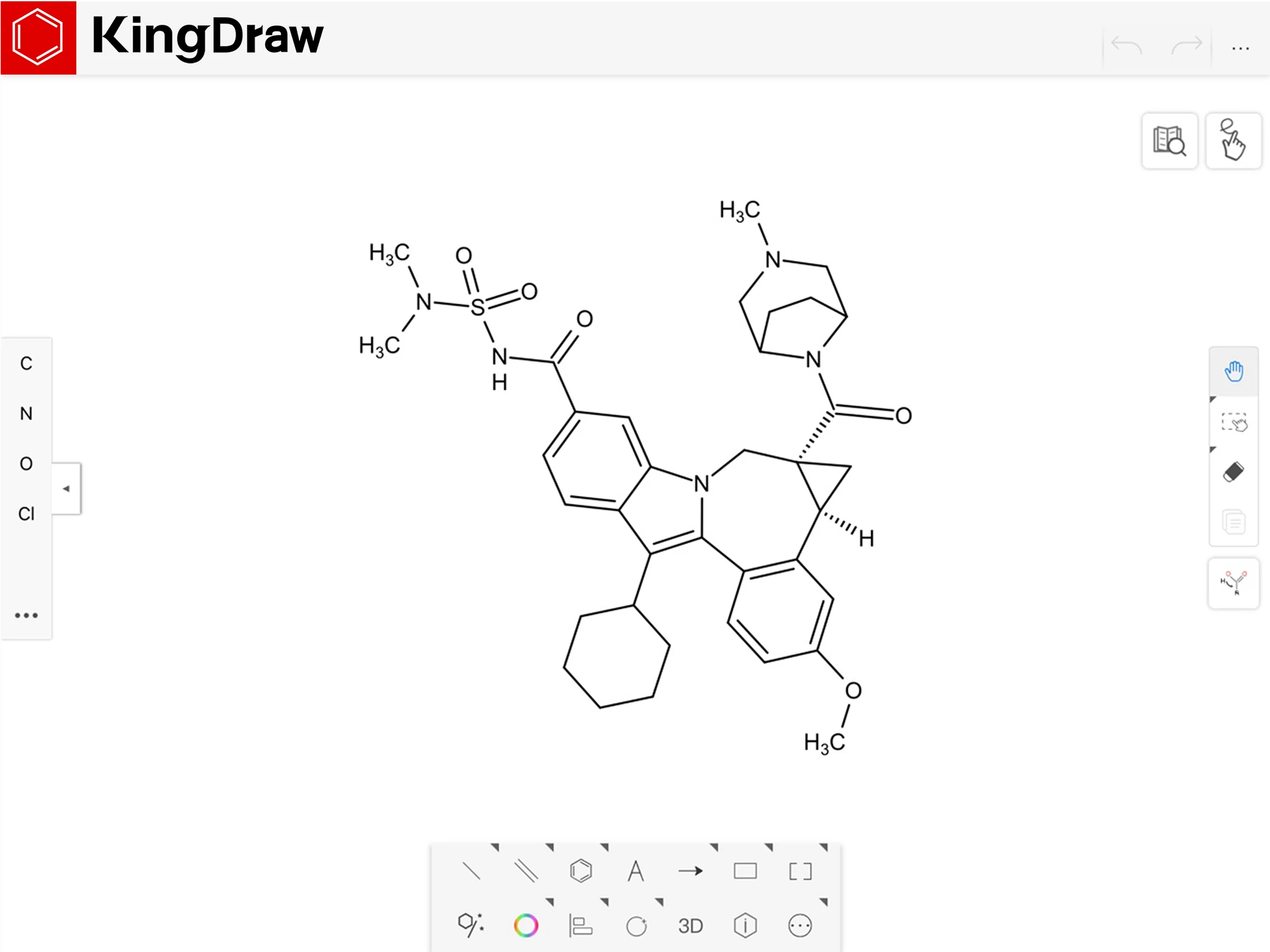 KingDraw3.2.1 化学结构式编辑器