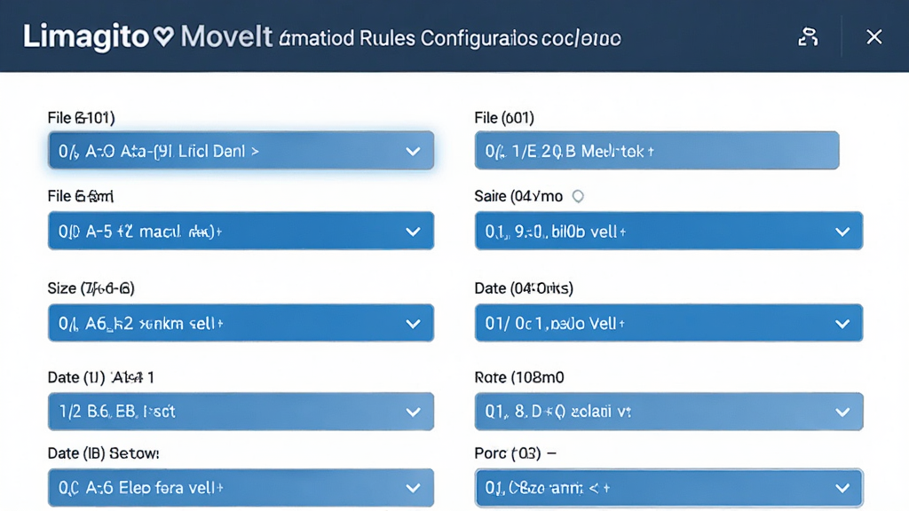 һ��չʾLimagito MoveIt�Զ����������ý����ͼƬ����������ʾ���������������ļ�������С�����ڵȣ�����Ϊ��ɫ�������ˬ�������������޶���Ԫ��