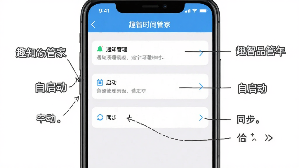 һ���ֻ���ͼչʾȤ��ʱ��ܼ�����ҳ�棬������֪ͨ����������������������ͬ������ѡ���Χ�����ֱ�ע���������������ʸɾ����޶���Ԫ�ء�