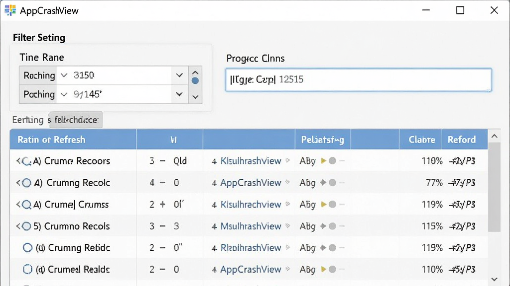AppCrashView������ͼ��չʾ����������壬���Ϊʱ�䷶Χѡ�������Ҳ�Ϊ������������·��б�ʵʱˢ����ʾɸѡ��ı�����¼������ɾ��������޶���װ�Σ���������