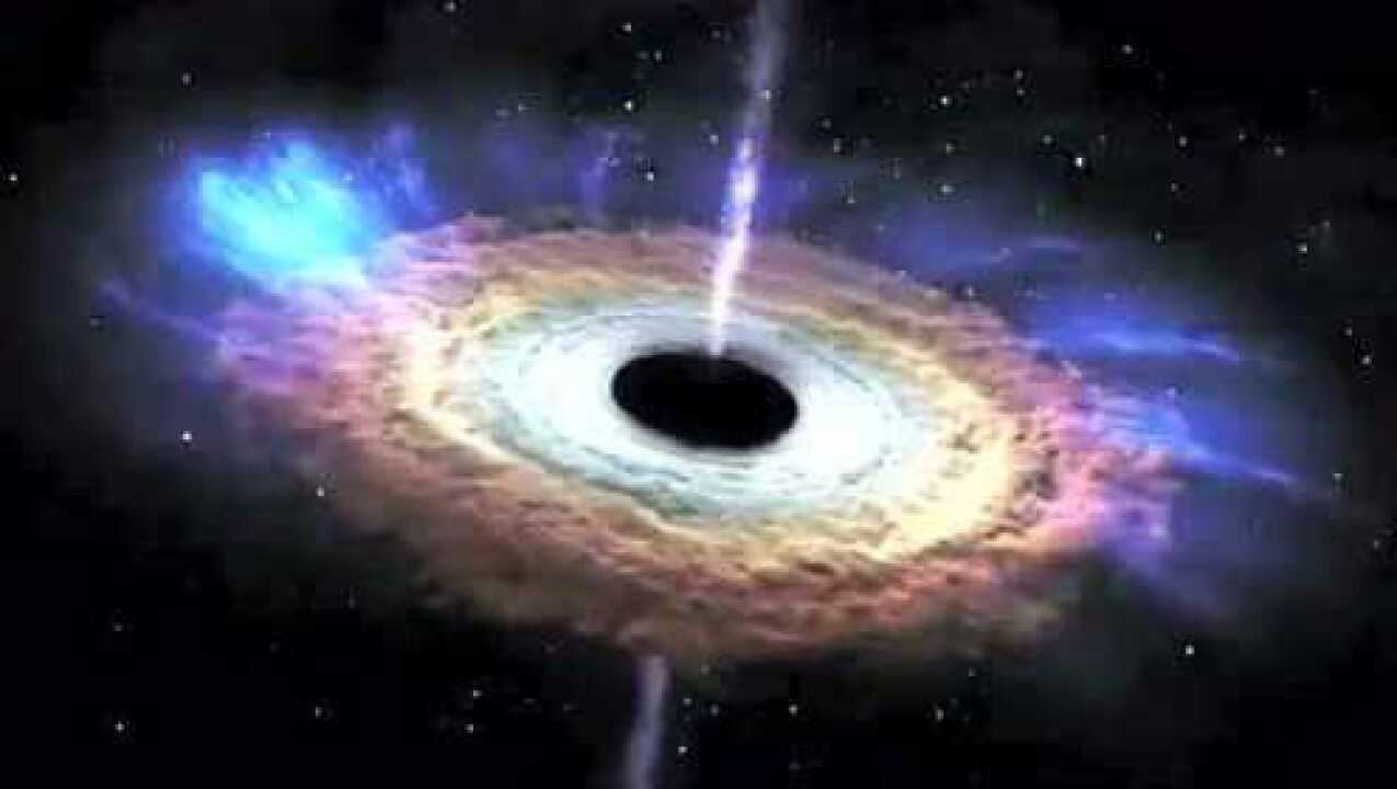 黑洞大吃货 吞食 恒星 过程 模拟 图