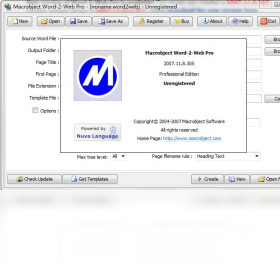 Macrobject Word-2-Web Converter 安卓版 批量转换