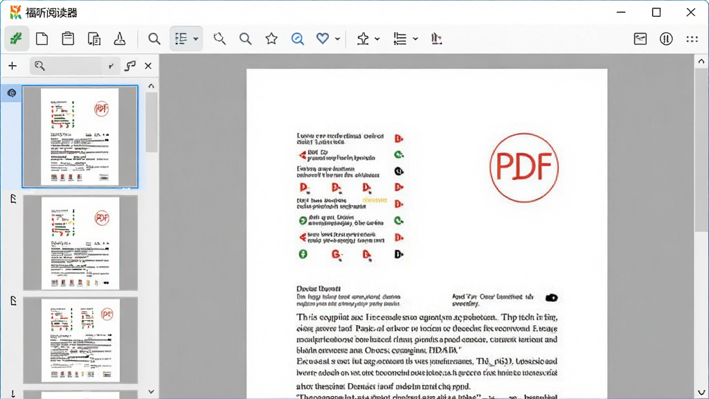 ���壺����Ķ�����Foxit Reader�������������ͼ��չʾ��PDF�ĵ�����Ķ���ͼ�����֣����Ϊҳ������ͼ�����м�Ϊ�ĵ���ʾ�����Ϸ�Ϊ���������Ű棺�����Ĺ�����ͼ�����У��ĵ����������ɶ�������ִ���ƽ����ƣ�ɫ�ʼ�����죬ϸ�ڣ�������С�����Ķ�����������PDF�ĵ����ݣ����ʣ����壬�ɾ����޶���Ԫ�ء�