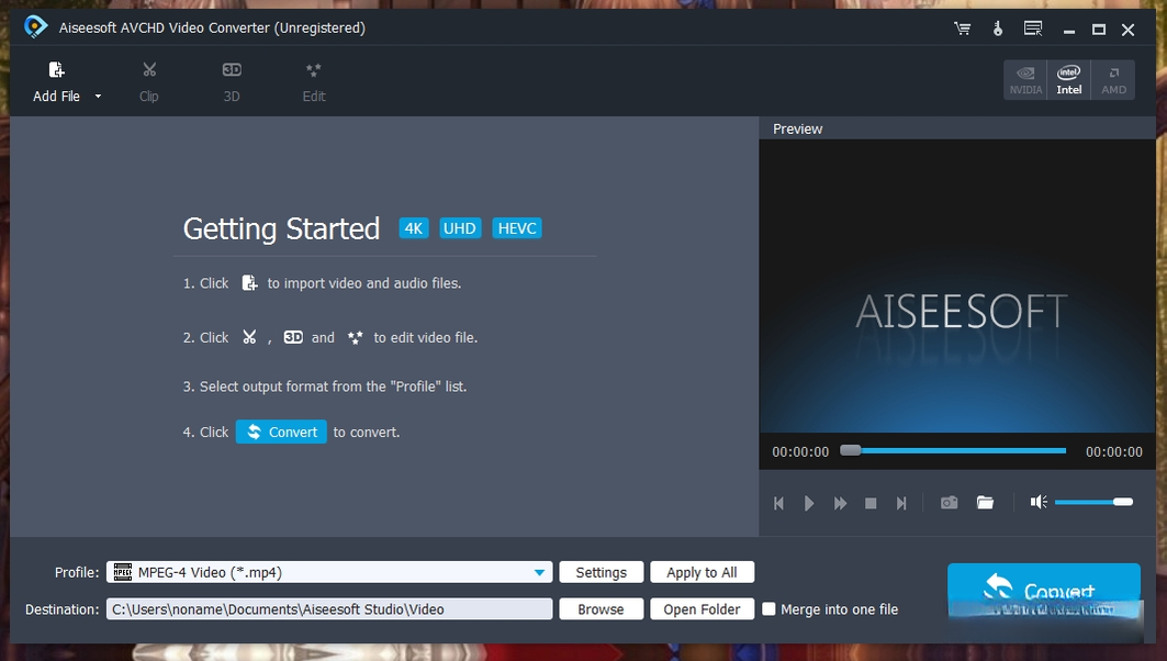Aiseesoft AVCHD Video Converter9.6.12 专业视频转换工具