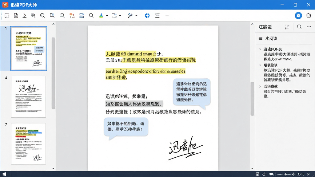 ���壺Ѹ��PDF��ʦ���������棬չʾ����PDF�ĵ���״̬�����涥��Ϊ���ܹ����������Ϊҳ������ͼ���Ҳ�Ϊע����塣���֣����½ṹ���Ϸ�Ϊ�˵������м�������ʾ�ĵ����ݣ������������Ű棺�������ҷ�����ƣ��������ͼ�������Ҳ��Ķ������ײ���״̬��������ִ���Լ�ı�ƽ����Ʒ����ɫ���ɫΪ��ɫ����������ˬ��ϸ�ڣ��ĵ�ҳ�����и����ı�����ע���ݺ���дǩ���ۼ���������ͼ�������ɱ档���ʣ�4K���壬�ɾ����޶���Ԫ�ء�