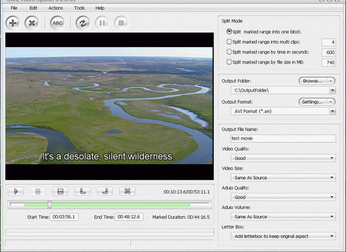 Ultra Video Splitter6.5.0811 视频分割工具