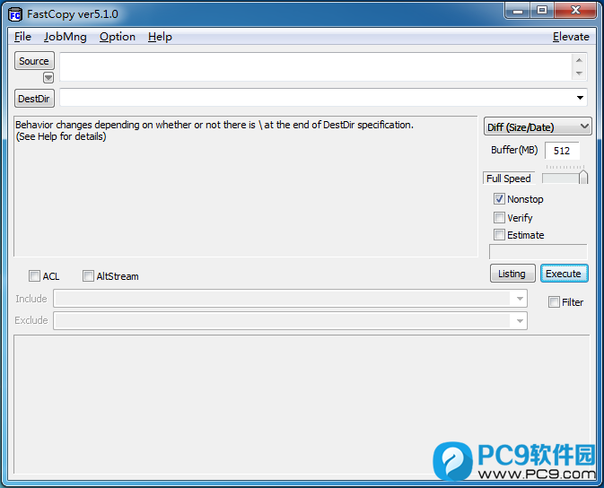 FastCopy ������� ���� ��ͼ