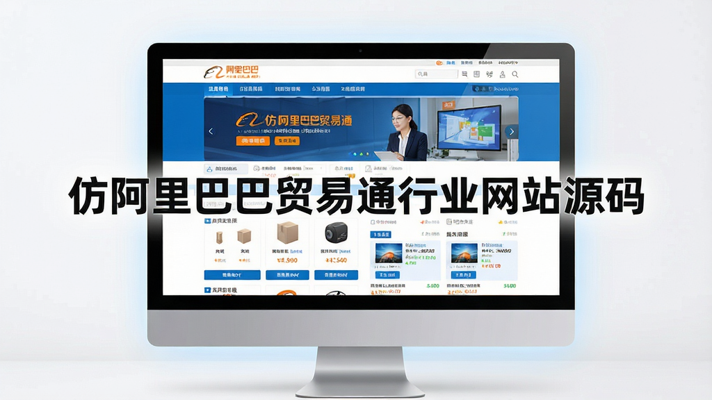 ����Ϊ������Ļ��չʾ��һ��������ư���Ͱ�ó��ͨ��רҵB2B��վ���棬����Ϊ���������ҳ�����������������ֲ� Banner����Ʒ�����б��͹�Ӧ��Ϣչʾ���������Ű���������Ϣ�㼶����������������ɫ��������������������ϸ�ڷḻ����Ļ��Χ����͵Ĺ�Ч���������ɾ������ʸ��壬�޶���Ԫ�أ�ͼƬ��������ʾ���°���Ͱ�ó��ͨ��ҵ��վԴ�롱��