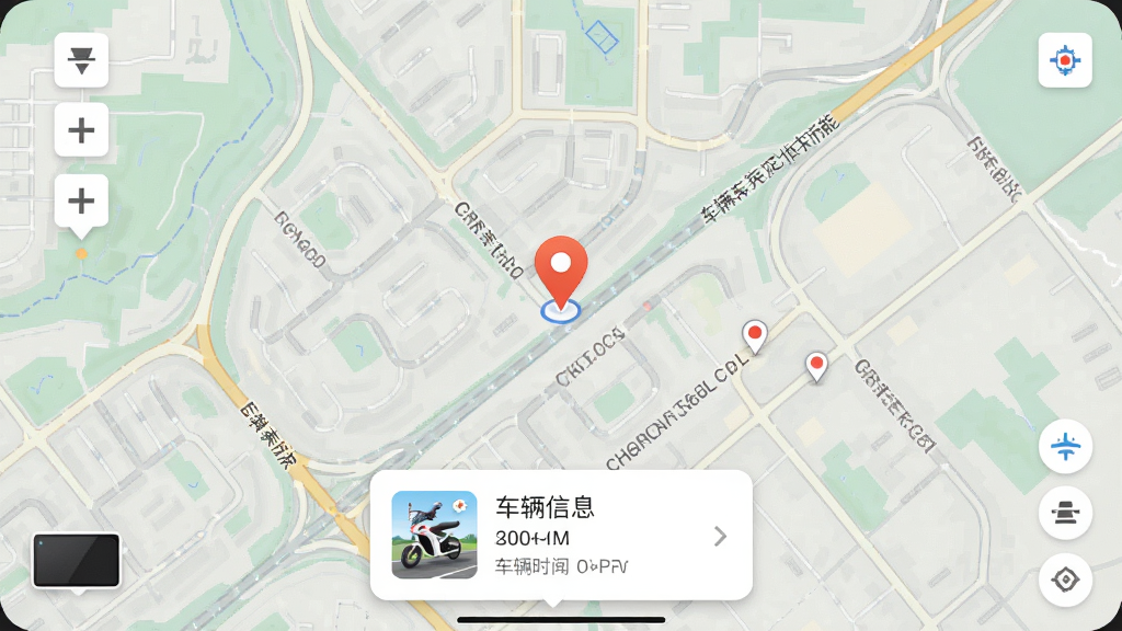 ����綯��APP������λ����չʾ������Ϊ��ͼ������ʾ����λ�ñ�ǣ�����Ϊȫ����ͼ���ײ�����������Ϣ��Ƭ���Ű�ֱ�ۣ�����Լ��ϸ�ڰ�����ͼ��·�Ͷ�λͼ�꣬���ʸ��壬�޶���Ԫ��