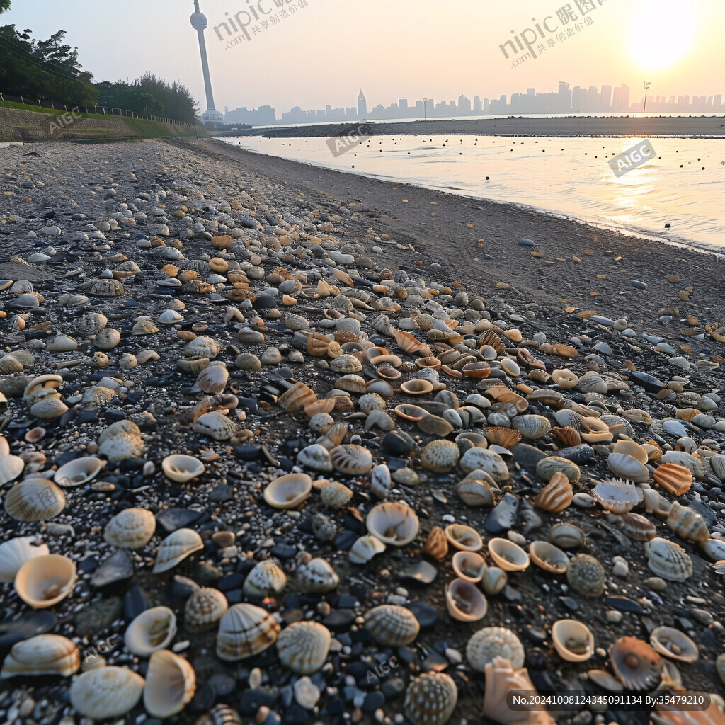 OceanIsHome(大海才是我的家) 海边生活 仪式感 看日落 捡贝壳 日常