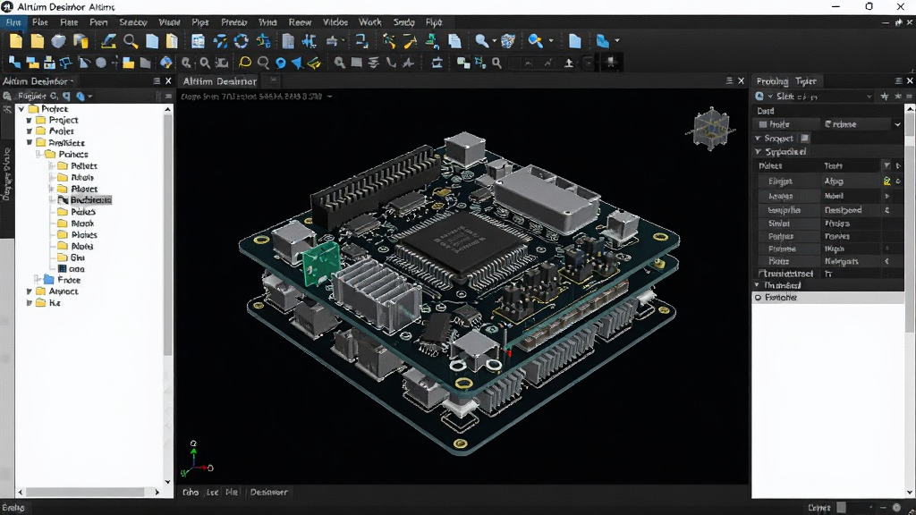 Altium Designer ���������棬��ɫ���⣬������ʾ���PCB��3D��Ⱦ���������г���Ŀ�ļ������Ҳ�Ϊ���Լ�����������������ܼ�������Ƽ���ǿ���������࣬�߷ֱ��ʣ��ɾ�������