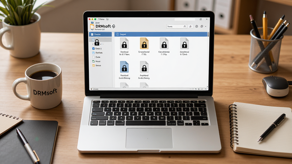 ���壺DRMsoft Office�ĵ����ܹ����ڵ����ϵ�Ӧ�ó�����һ̨�ʼǱ�������Ļ��ʾ�����ļ��б����Ա߷��п��ȱ���ʼǱ������֣������ӽǣ����Ծ��У���Χ�а칫��Ʒ���Ű棺��Ȼ�������ã�������Ļ���������ɼ������дʵ��Ӱ���ůɫ����ϸ�ڣ���Ļ�ϵ��ļ�ͼ��������α�ǣ����ȱ�����Լ�С�DRMsoft�����������ʣ��߷ֱ��ʣ�ϸ�ڷḻ���ɾ��޶���Ԫ�ء�