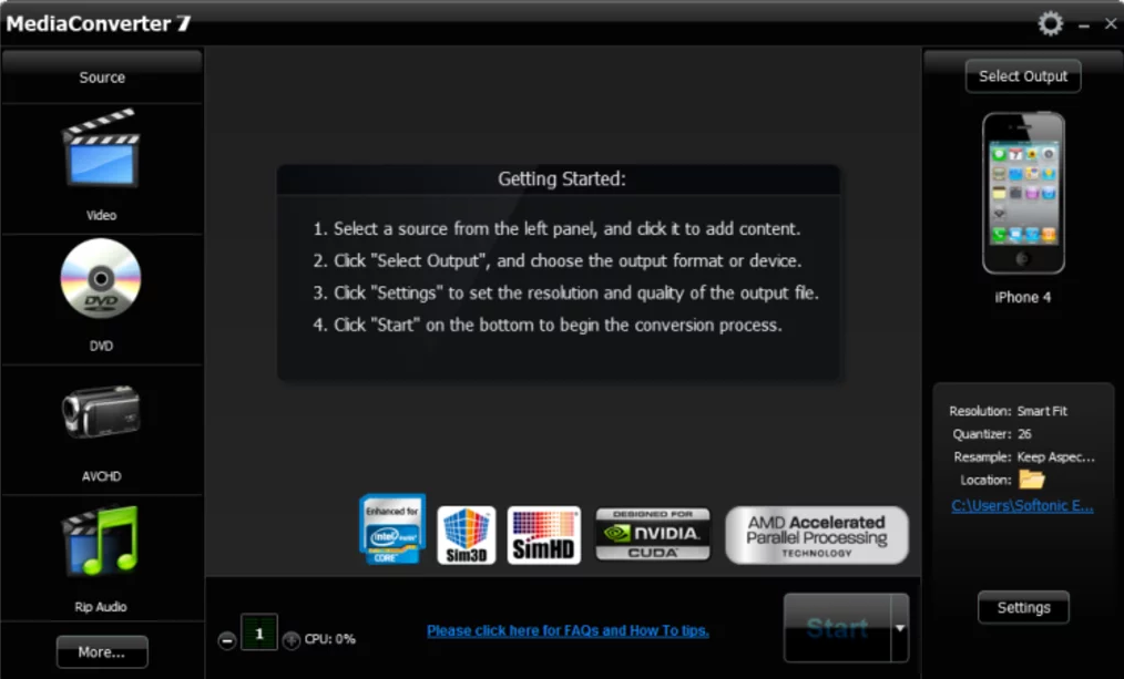 arcsoft mediaconverter 安卓版 转换教程